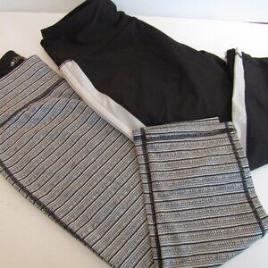 Pair of  Women's workout Leggings, Ideology & Athletic Works,  Both size M